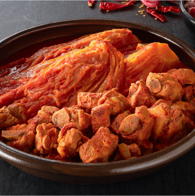 묵은지쫄갈비찜